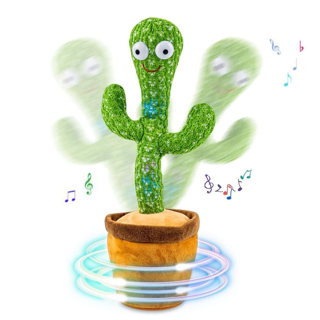 Cactus bailarín, juguete de cactus que habla repite lo que dices oso de  fresa Electrónica